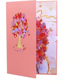 3D Pop Up Cards,Valentines Day Greeting Cards for Women