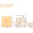 3D Pop Up Greeting Gift Box with White and Gold Butterflies
