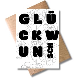 Birthday Card with Envelope