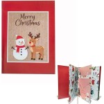 Christmas Gift Card Booklet with 5 Card Slots