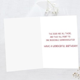 Granddaughter Birthday Card