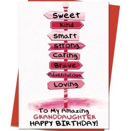 Granddaughter Birthday Card