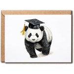 Panda Graduation Card