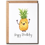 Pineapple Birthday Card