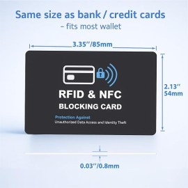 6 Pack RFID Blocking Cards