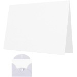 Personalized Greeting Cards 1 PCS Blank White with White Envelopes