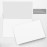 Personalized Greeting Cards 1 PCS Blank White with White Envelopes